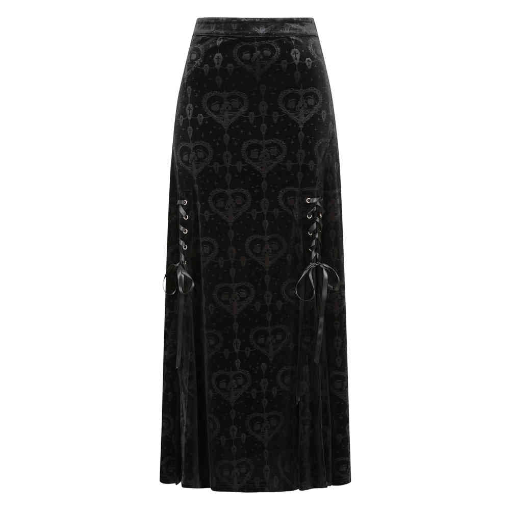 Banned - Trivia Long skirt - Black